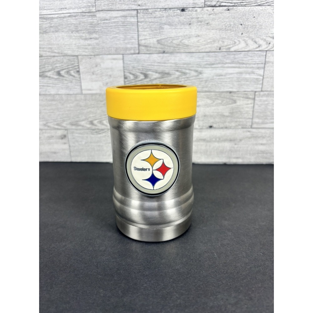 Pittsburgh Steelers NFL tailgate insulated drink Koozie